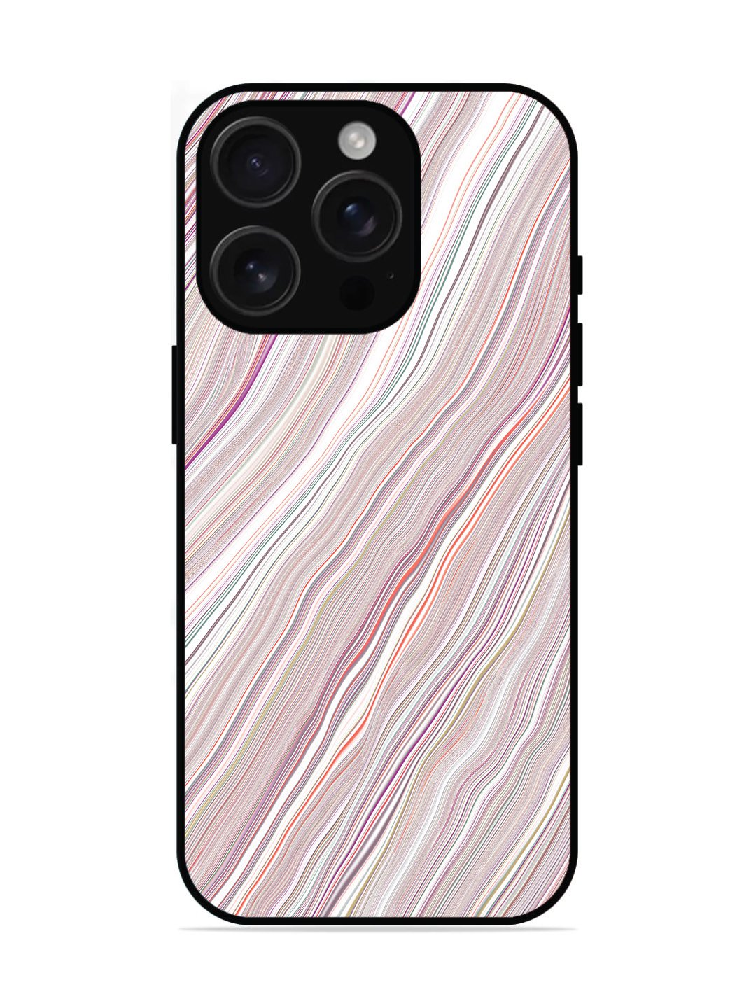 iPhone 15 Plus Gingham Checks busty rose