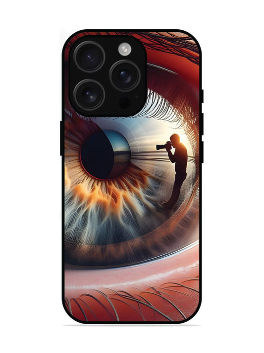 iPhone 15 Plus Gingham Checks Wine Red