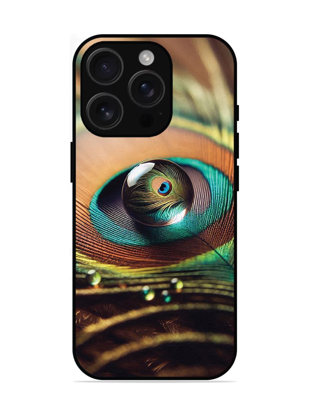 iPhone 15 Pro Max Fluid wave pattern Dark Sage Green