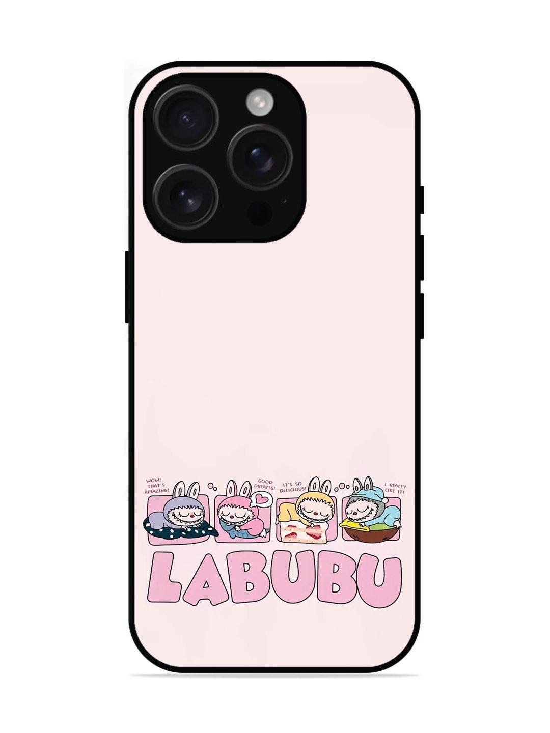 iPhone 16 Pro Max Vertical Stripes Hot Pink