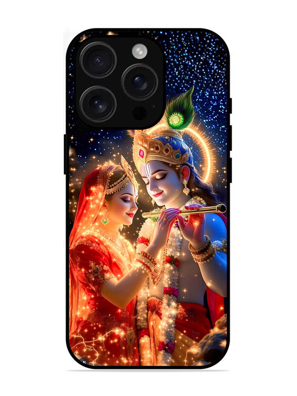 iPhone 16 Pro Radha Krishna posing with flute