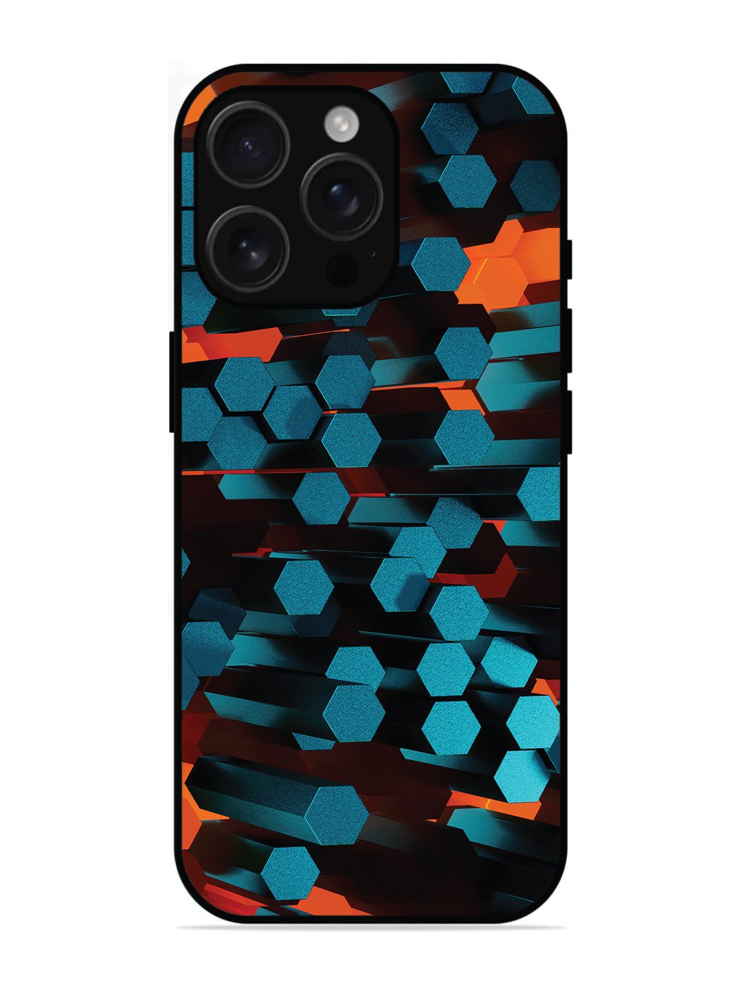 iPhone 16 pro max Hexagon 3D Abstract