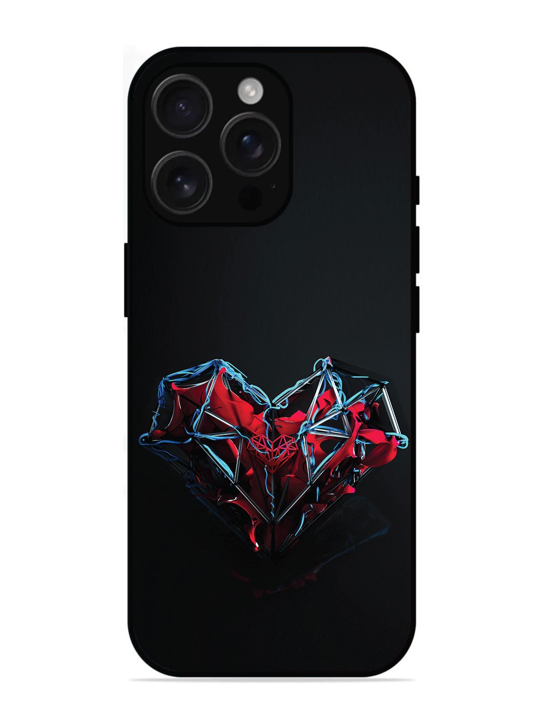 iPhone 16 pro max heart-abstract