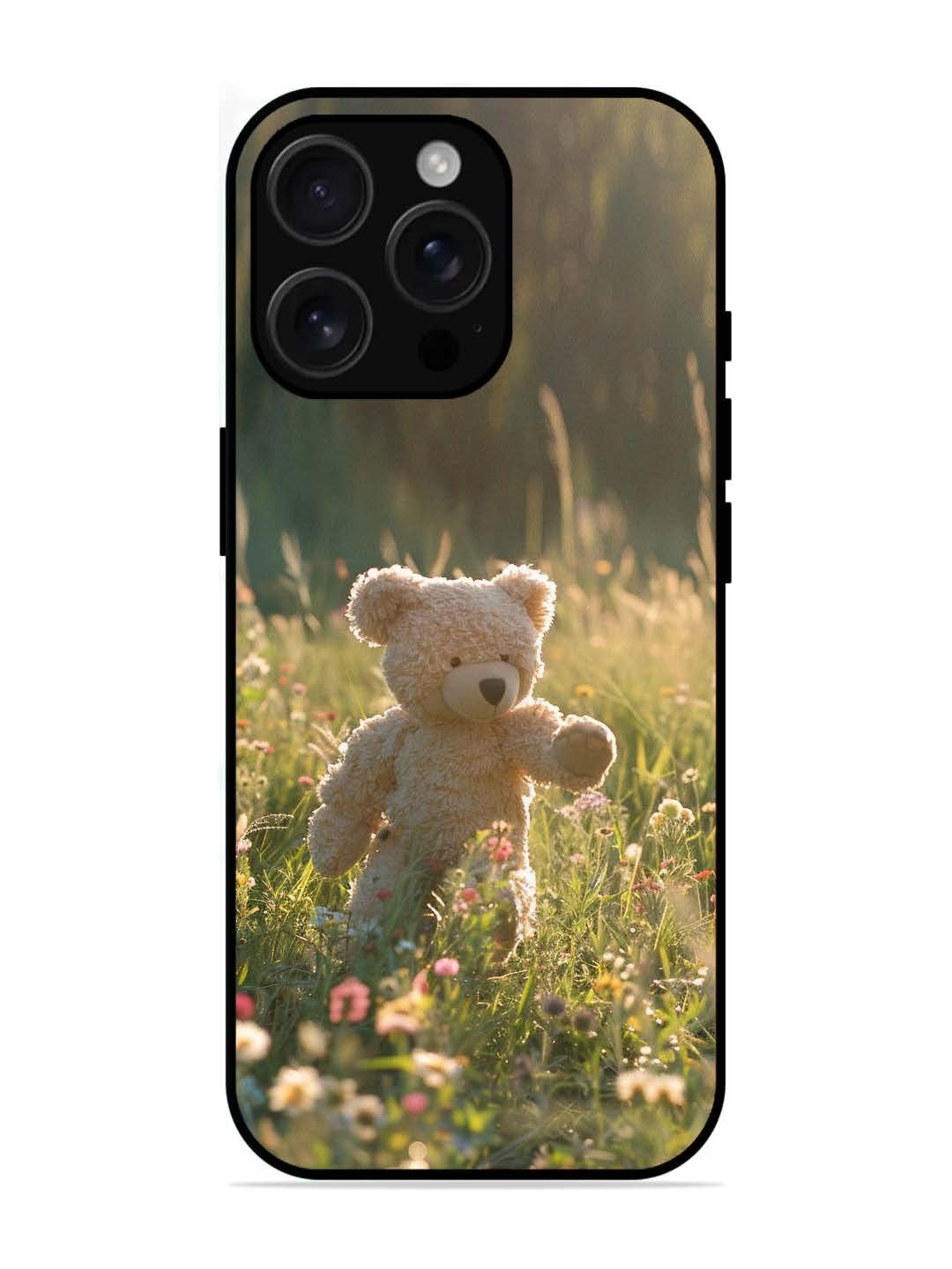 iPhone 16 pro max Teddy Bear Outdoors