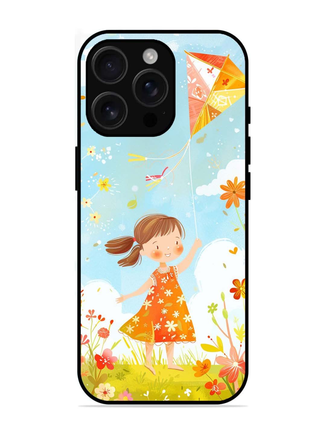 iPhone 16 pro max Little Girl Kite Flying