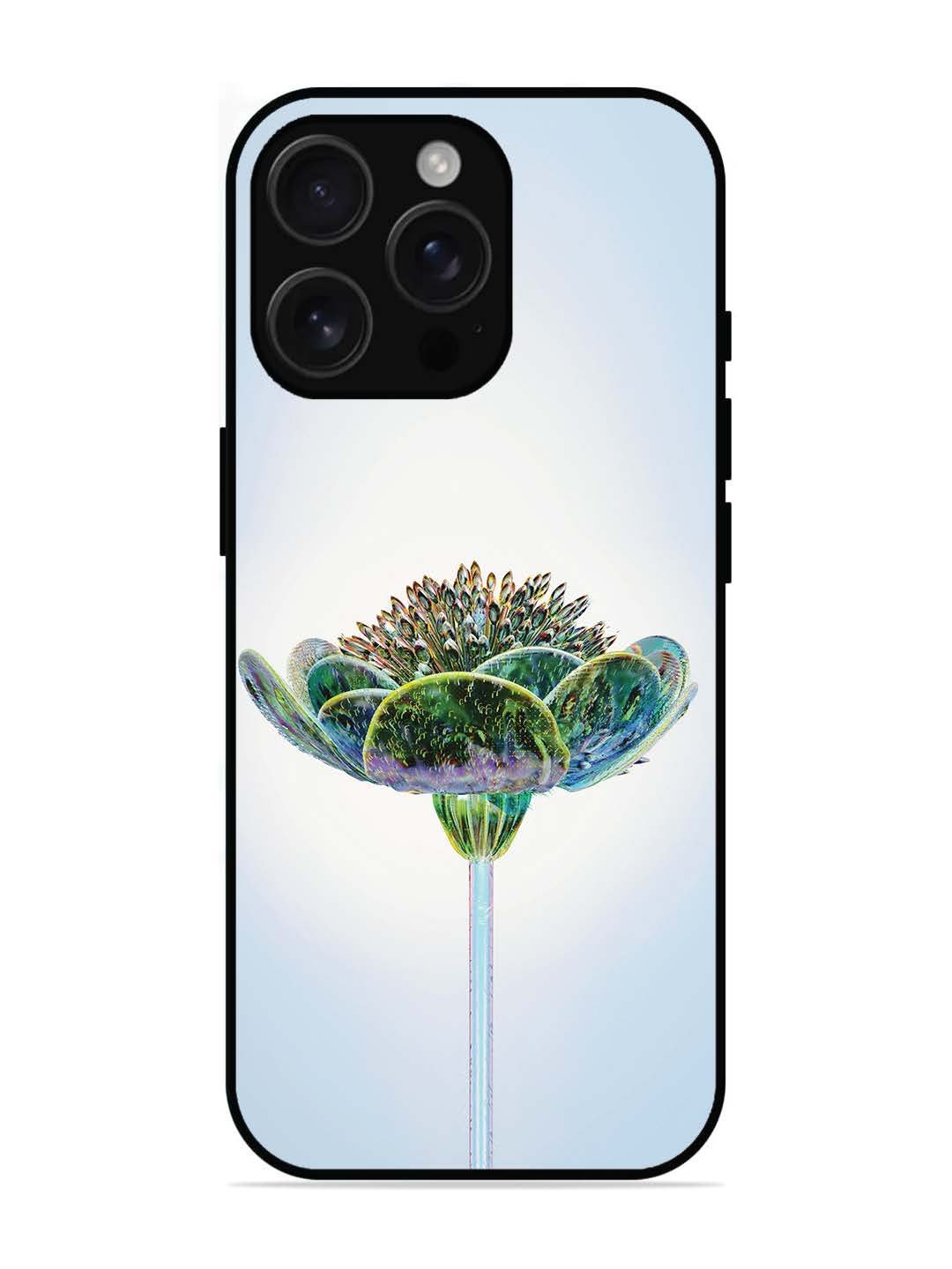 iPhone 16 pro max Liquid Glass Chromatic Flower