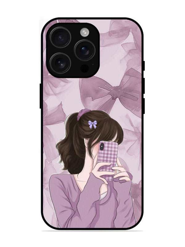 iPhone 16 Pro Max Pinky Girl taking selfie