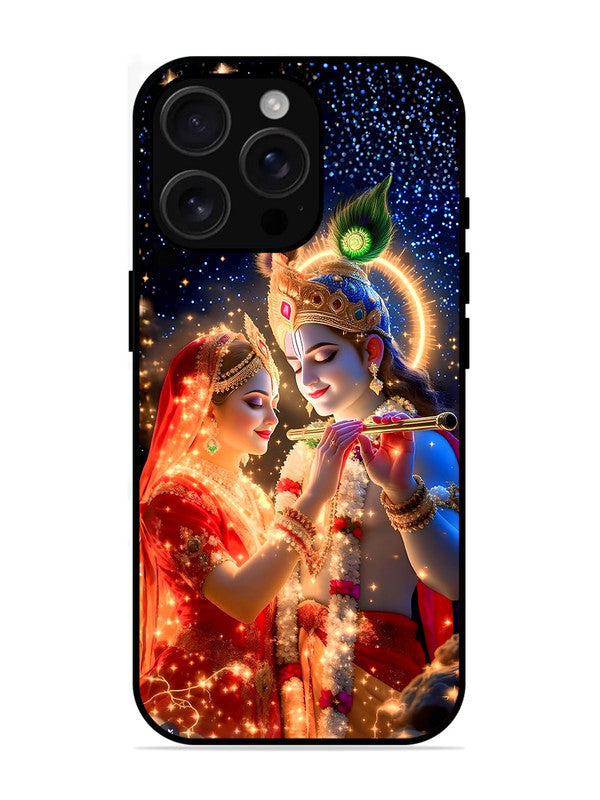 iPhone 16 Pro Max Radha Krishna posing with flute