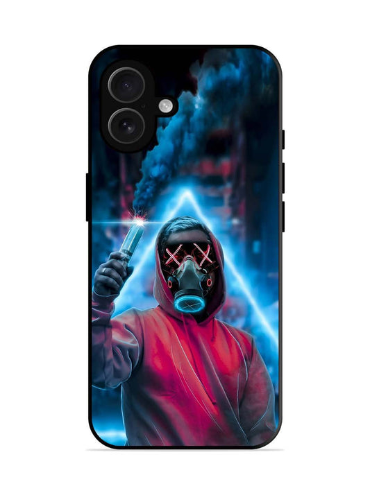 iPhone XR Fluid wave pattern Vivid Red
