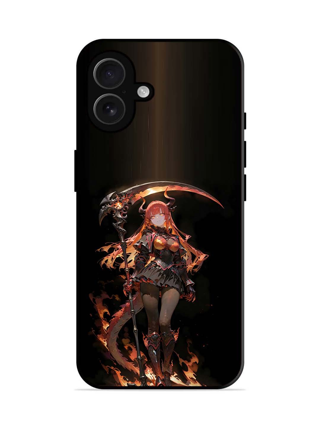 iPhone XR Fluid wave pattern Wine Red