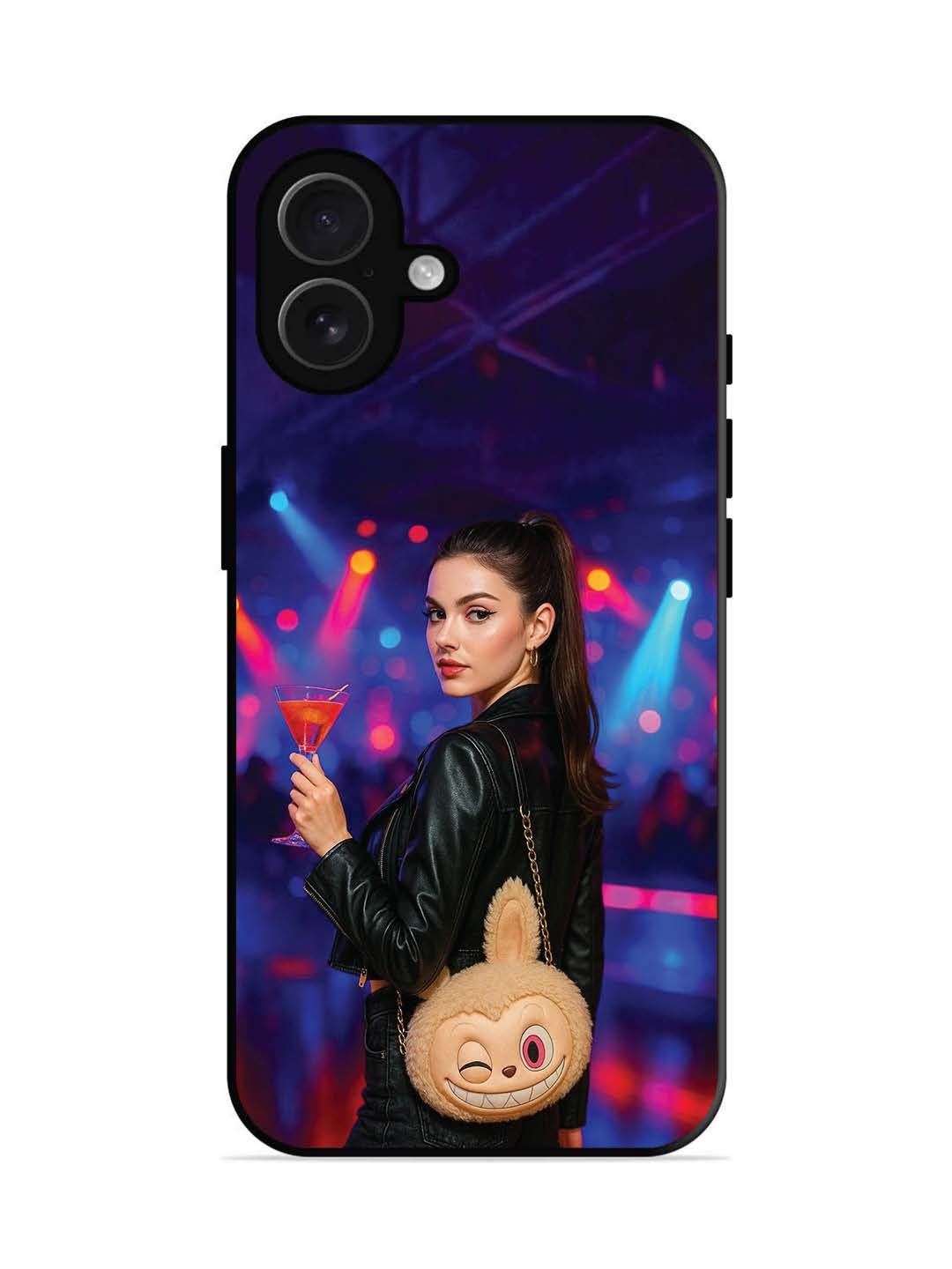 iPhone XS Max Fluid wave pattern Wine Red