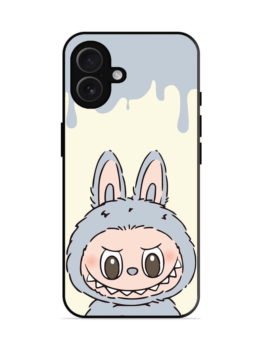 iPhone 16 plus Labubu Closeup Blue