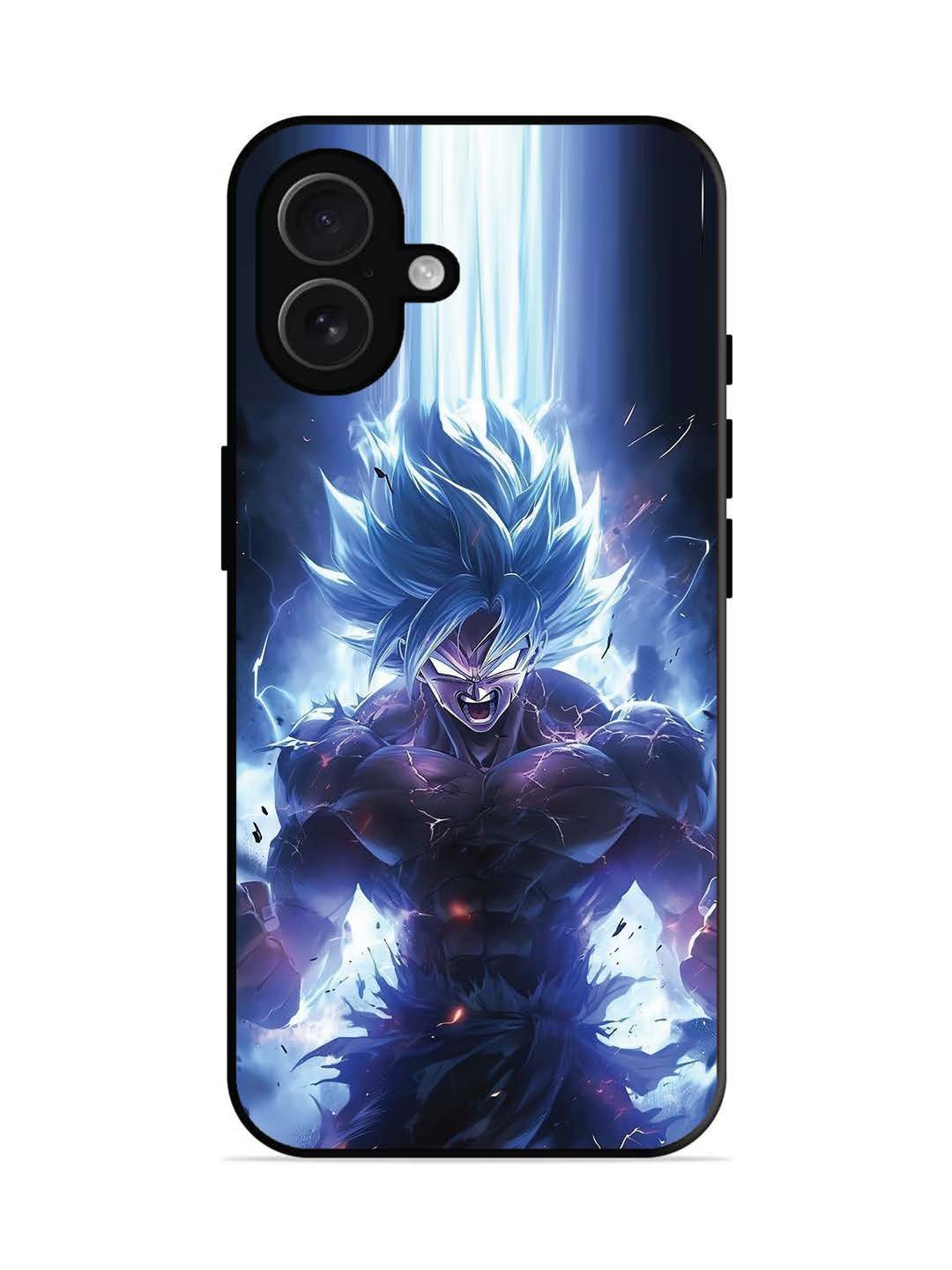 iPhone 16 plus Super Saiyan Blue and Angry