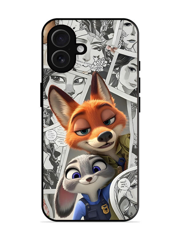 iPhone 16 Plus Cute Nick wilde and judy hopps