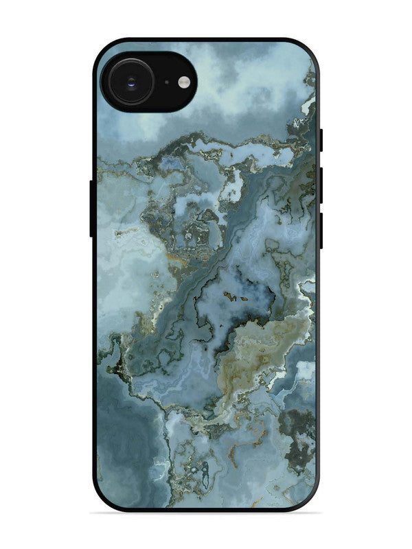 iPhone 12 Fluid wave pattern Dark Sage Green