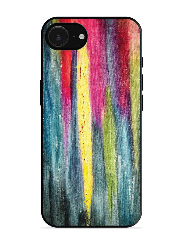 iPhone 12 Mini Fluid wave pattern Dark Bright Yellow