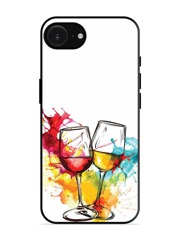 iPhone 13 Pro Vertical Stripes Bright Yellow