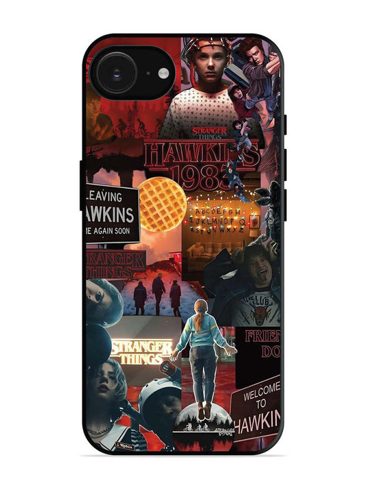 iPhone 14 Pro Gingham Checks Orange