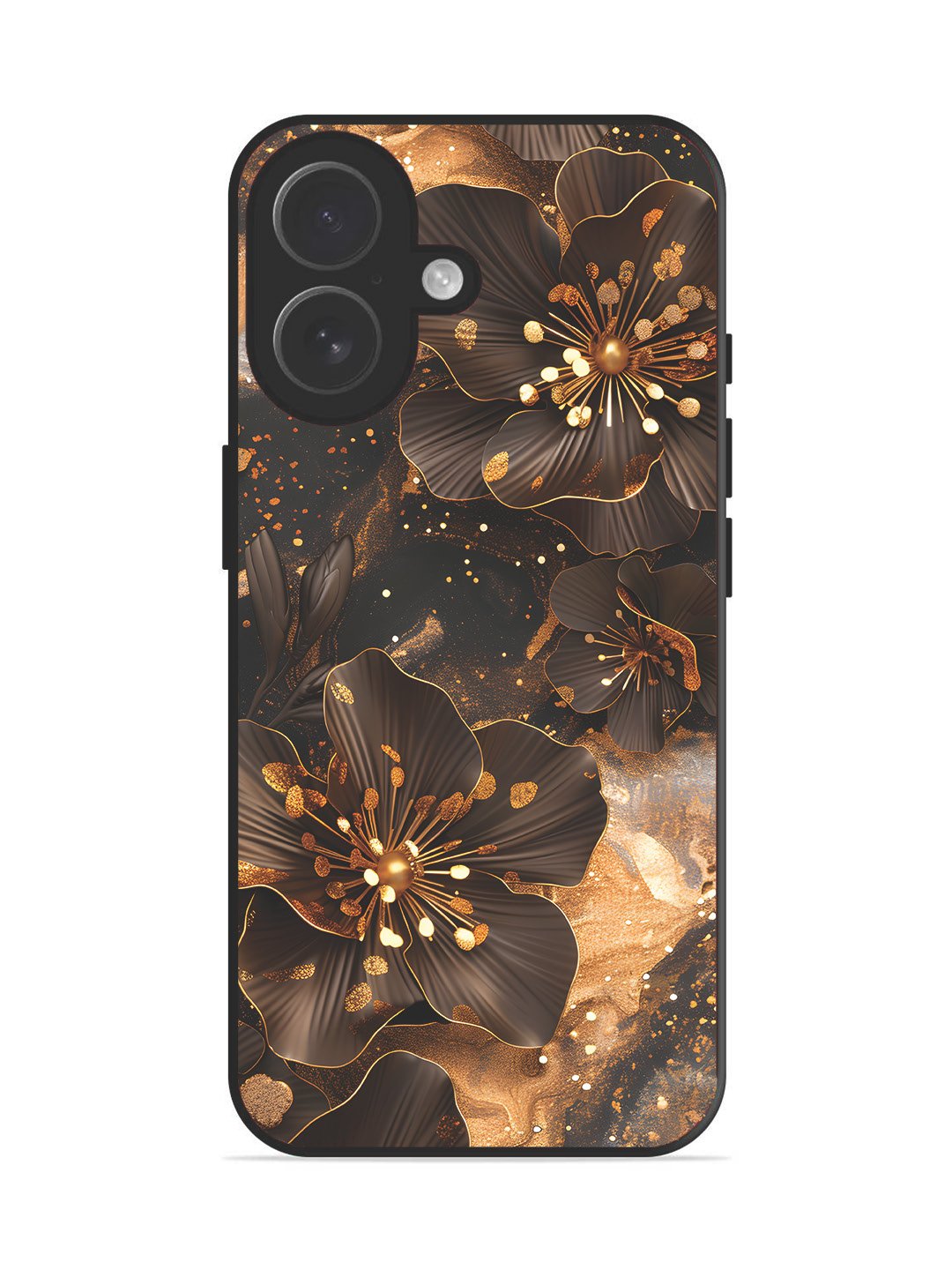 iPhone 17 Golden Flowars