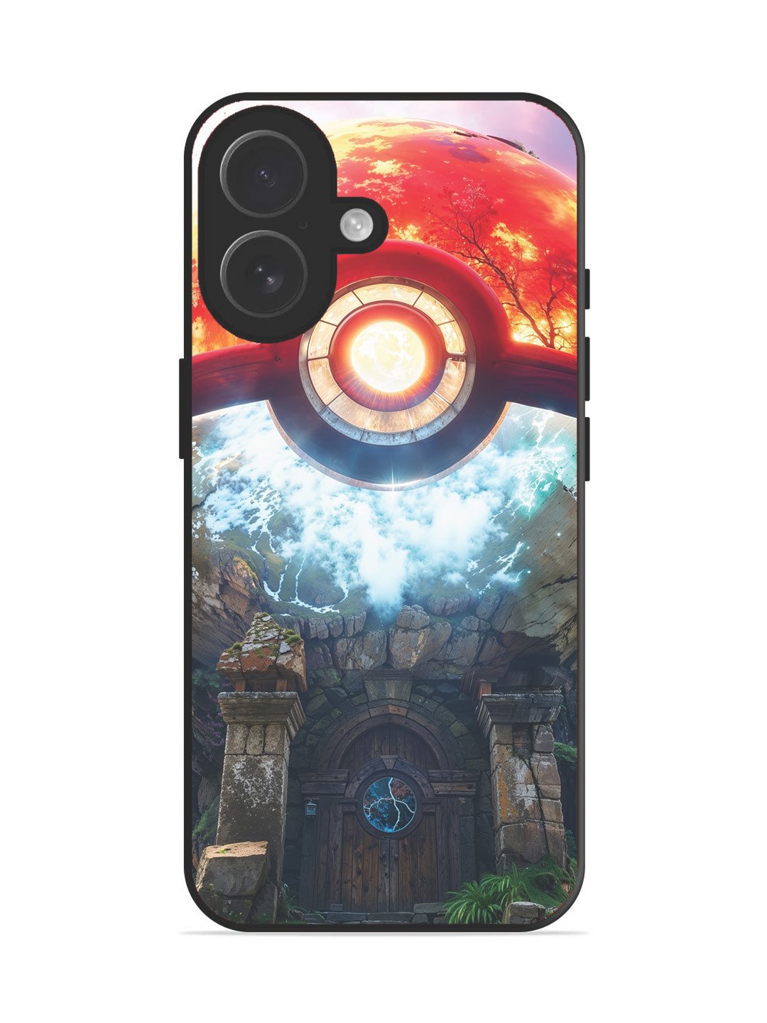 Motorola Edge 50 Fusion Fluid wave pattern Deep Maroon