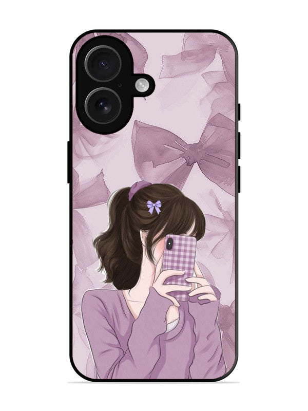 iPhone 17 Pinky Girl taking selfie