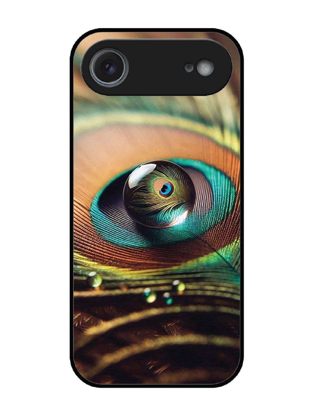 iPhone 17 Air Water Drop On Peacock Feather