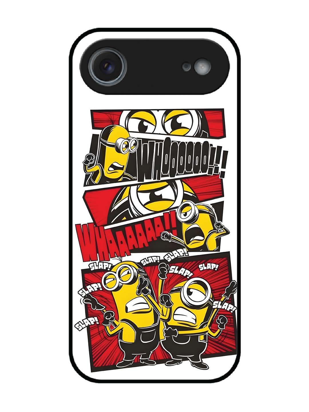 iPhone 17 Air Minions Comic Panel Action
