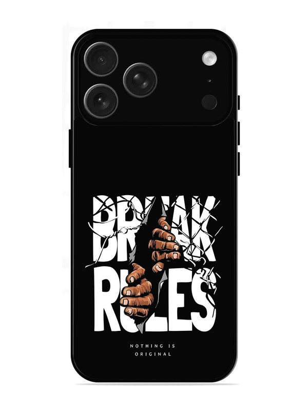 iPhone 17 Pro Break Rules Gritty Typography Art