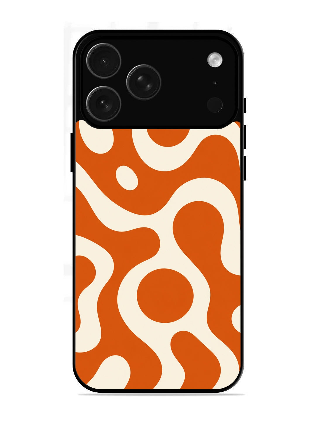 iPhone 17 Pro Fluid wave pattern Orange