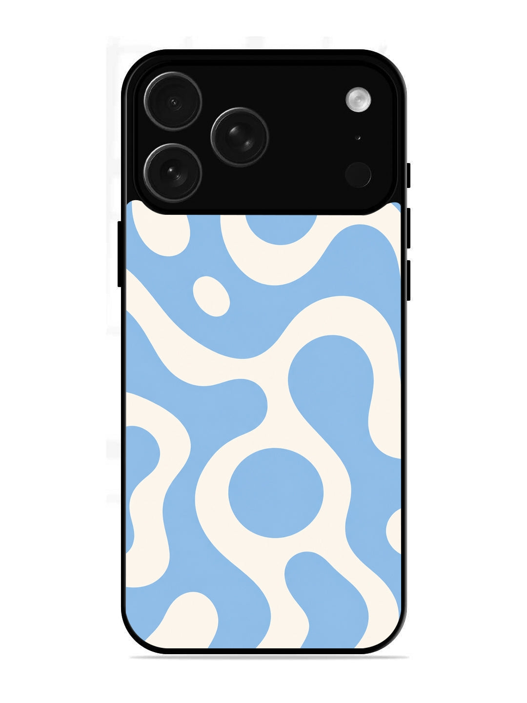 iPhone 17 Pro Fluid wave pattern Sky Blue