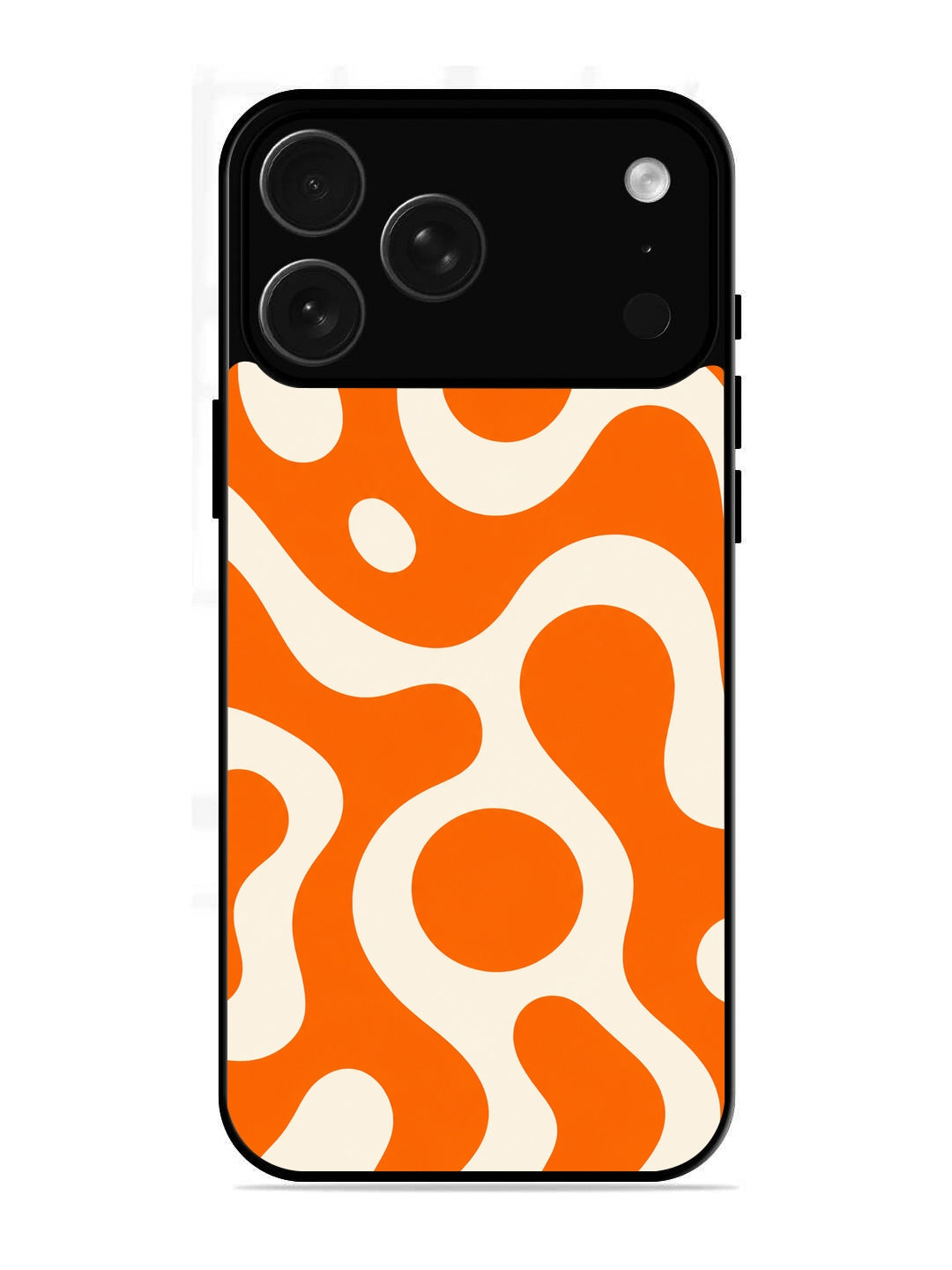 iPhone 17 Pro Fluid wave pattern Vivid Orange