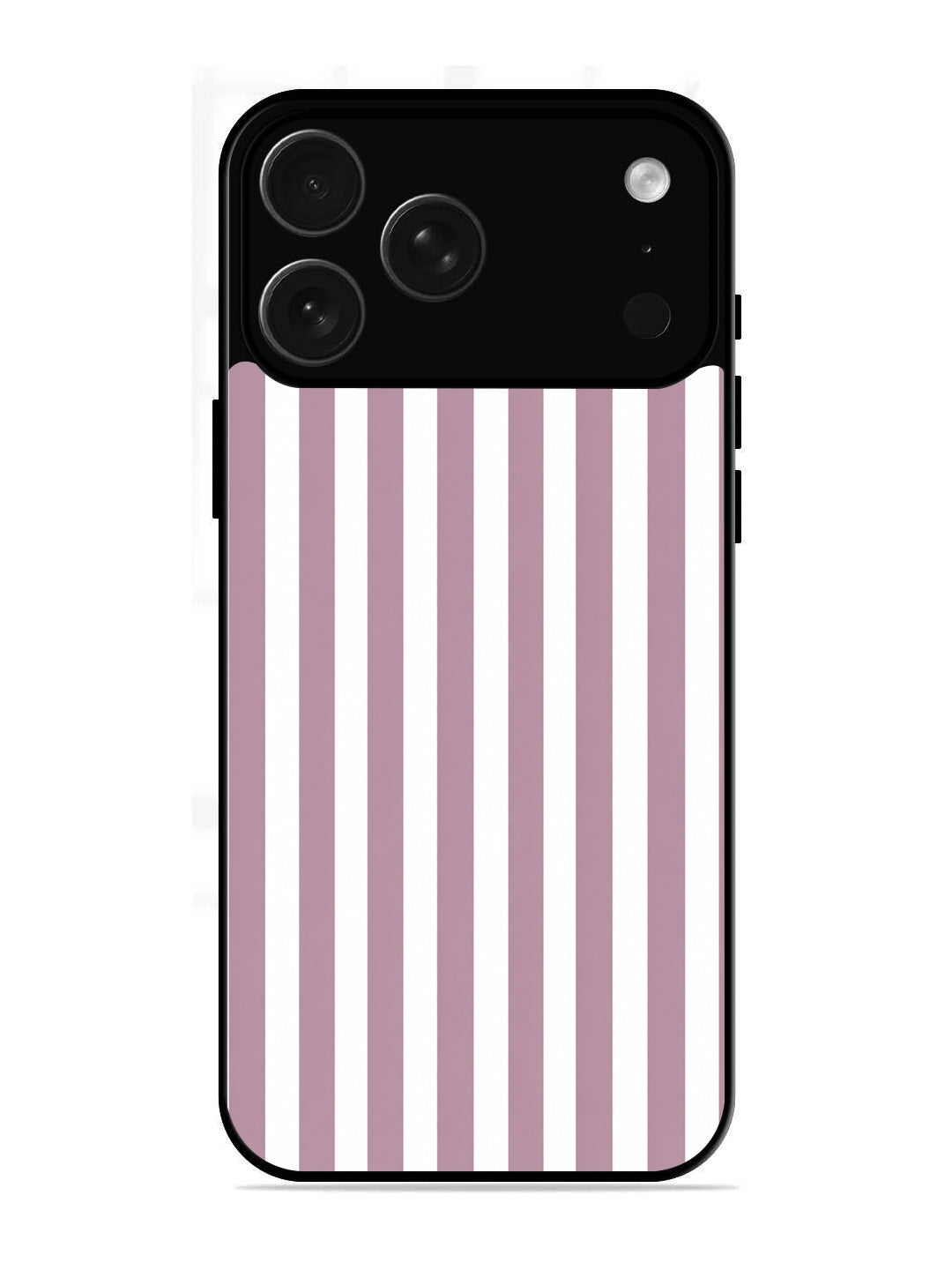 iPhone 17 Pro Vertical Stripes Dusty Mauve