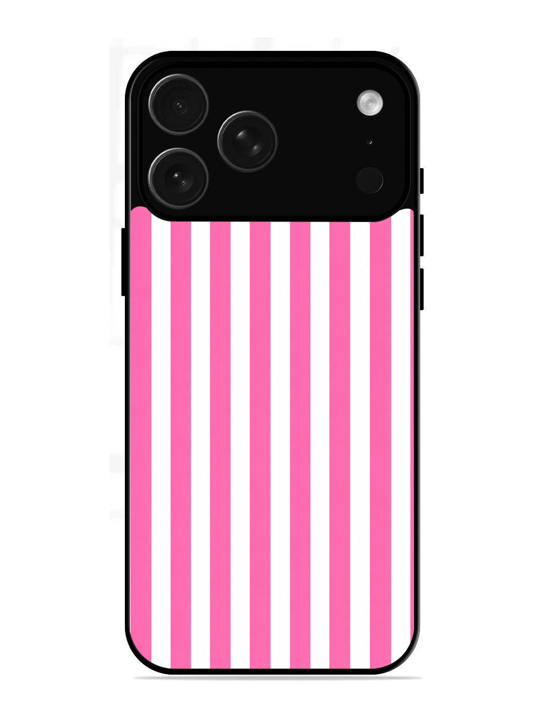 iPhone 17 Pro Vertical Stripes Hot Pink