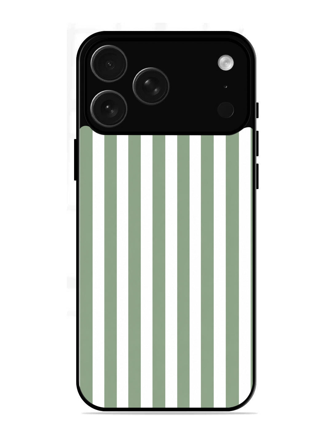 iPhone 17 Pro Vertical Stripes Sage Green