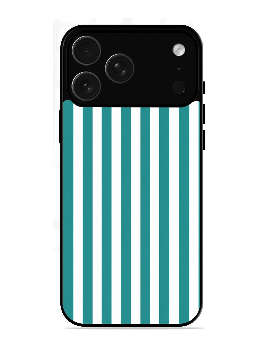 iPhone 17 Pro Vertical Stripes Teal Grean
