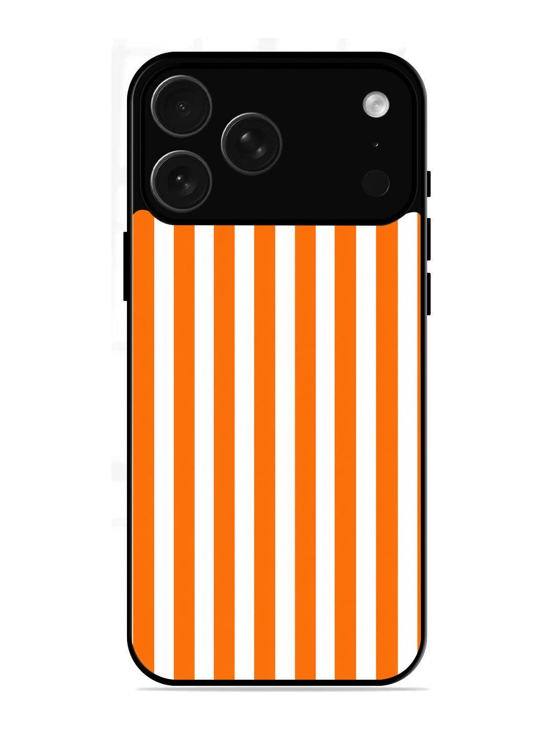 iPhone 17 Pro Vertical Stripes Vivid Orange