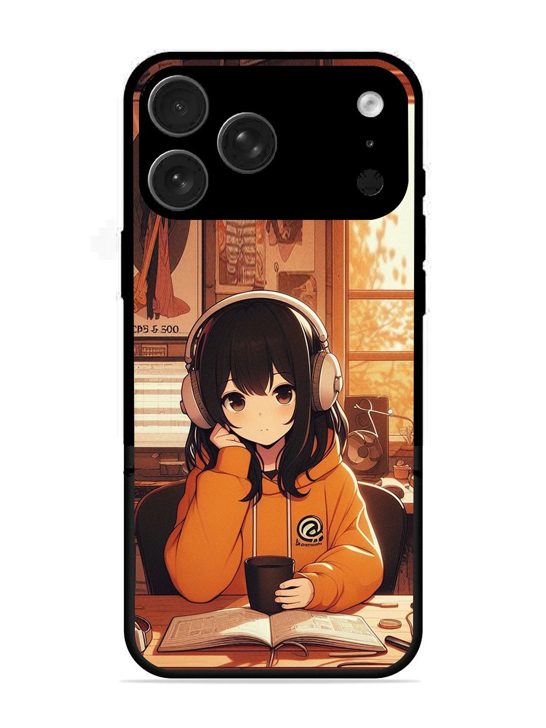 iPhone 17 Pro Max Cute Girl listening Music