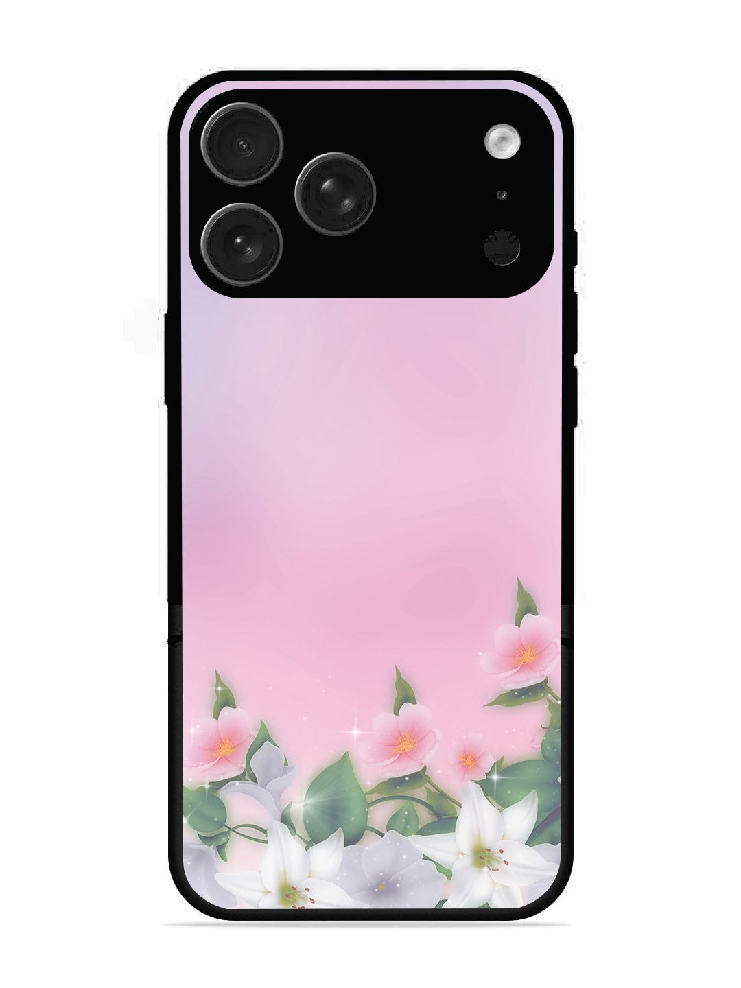 iPhone 17 Pro Max Pink Floral Elegance