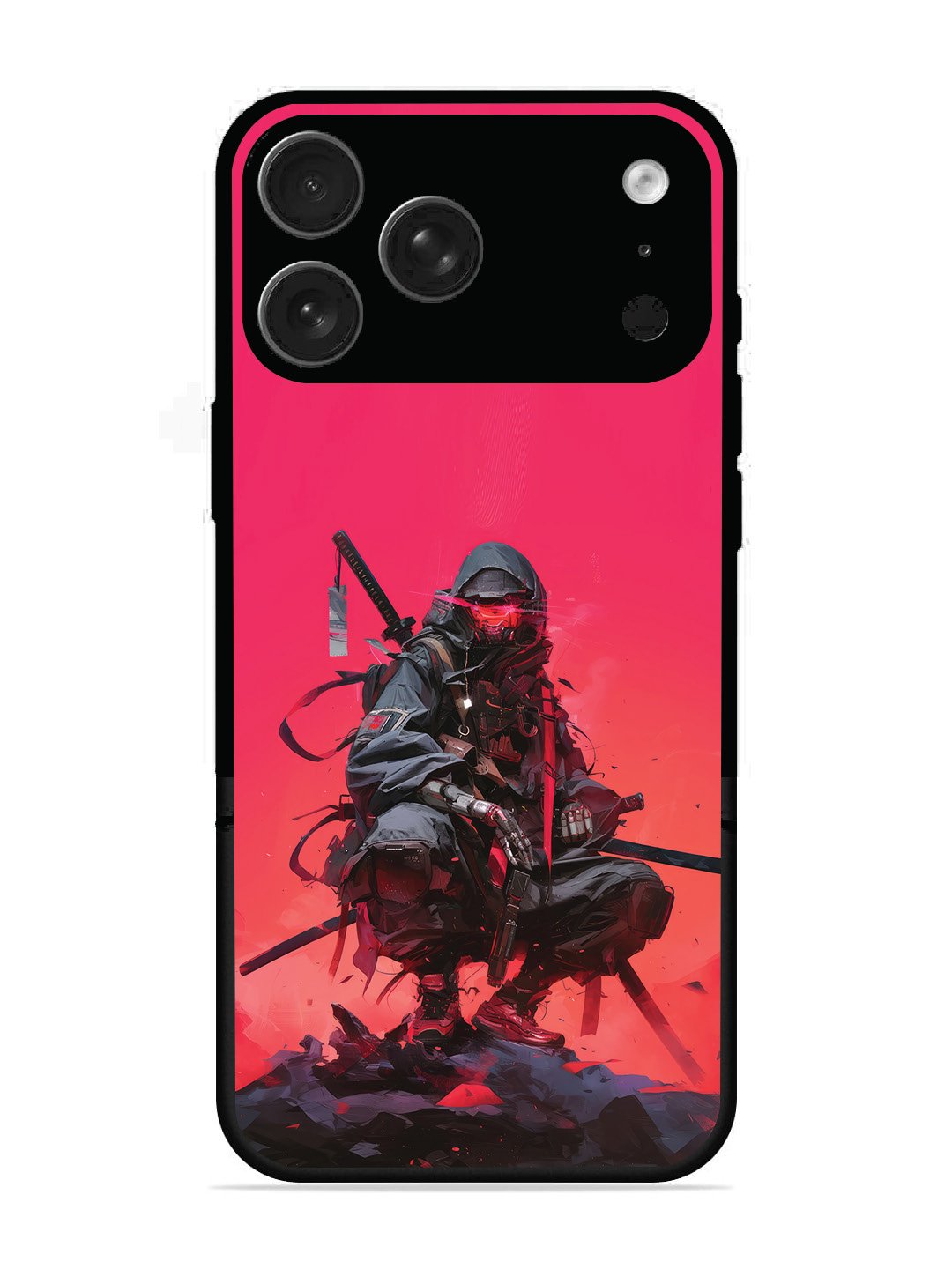 iPhone 17 Pro Max Cyberpunk Ninja Katana