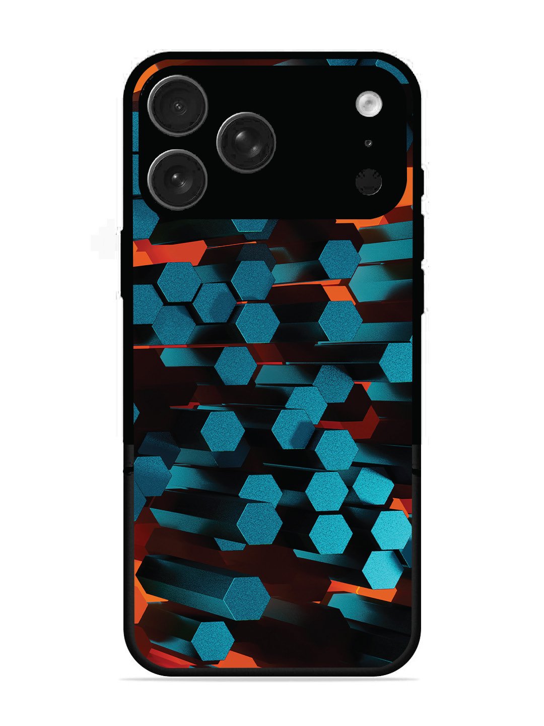 iPhone 17 Pro Max Hexagon 3D Abstract