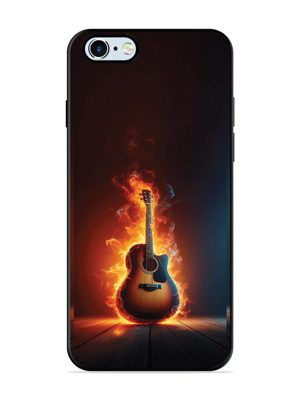 iPhone 6 Fire Acoustic Guitar Stage Passion