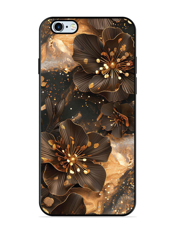 iPhone 6 Plus Golden Flowars