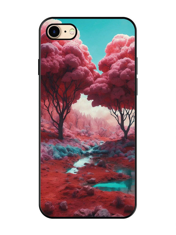 Oppo A74 5G Fluid wave pattern Dark Chocolate