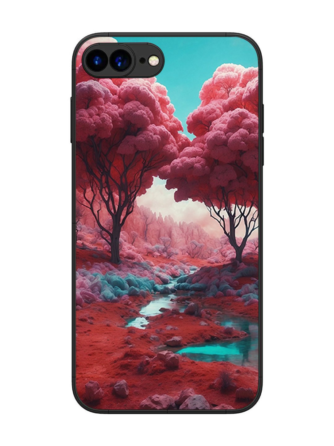Oppo F9 Pro Fluid wave pattern Purple