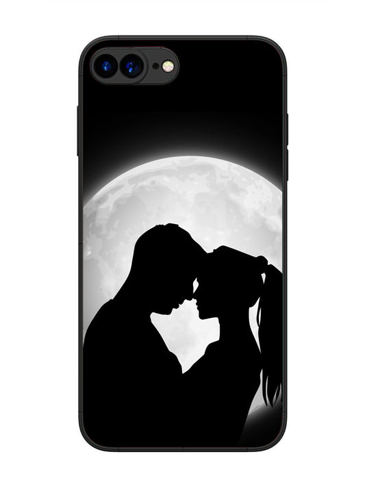 iPhone 7 Plus Couple on Moon
