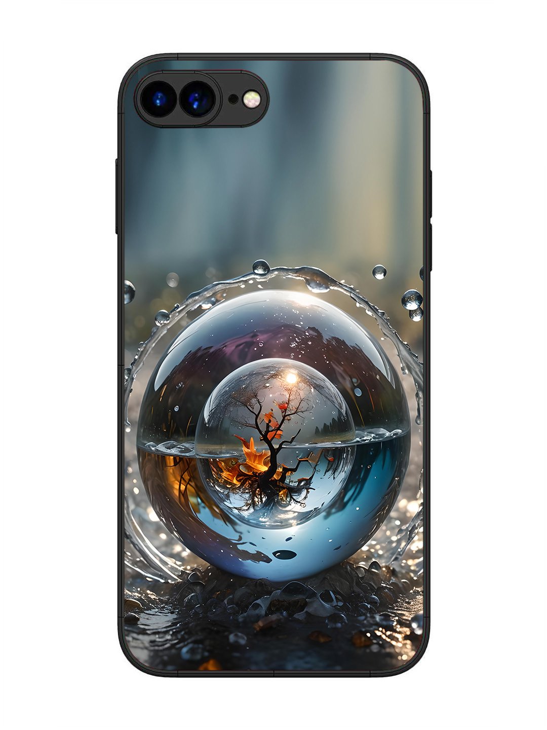 Oppo F9 Pro Fluid wave pattern Sky Blue