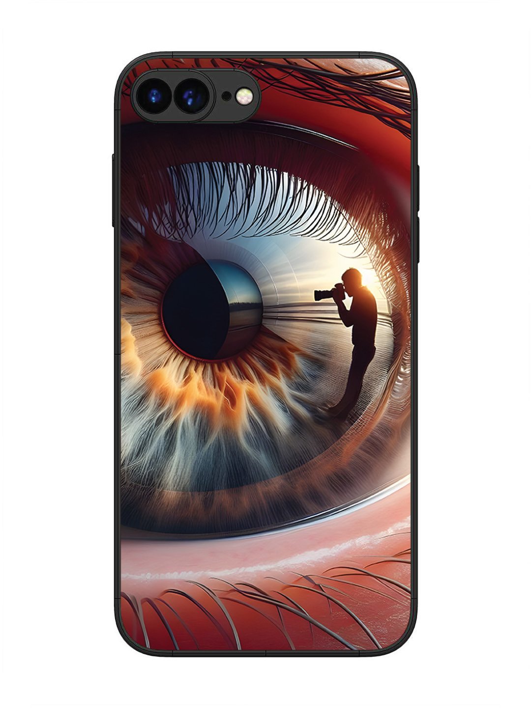 realme 13 Plus 5G Vertical Stripes Burnt Orange