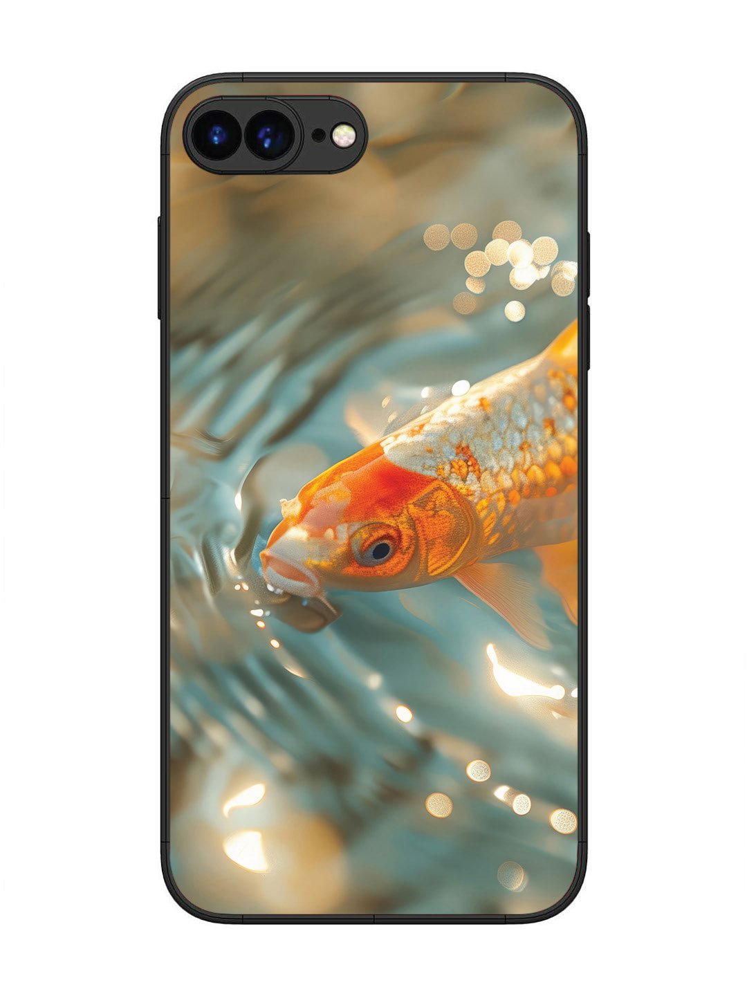 realme 15 5G Fluid wave pattern Dark Chocolate
