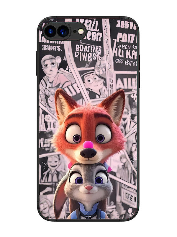 iPhone 7 Plus Cute Nick wilde and judy hopps 2