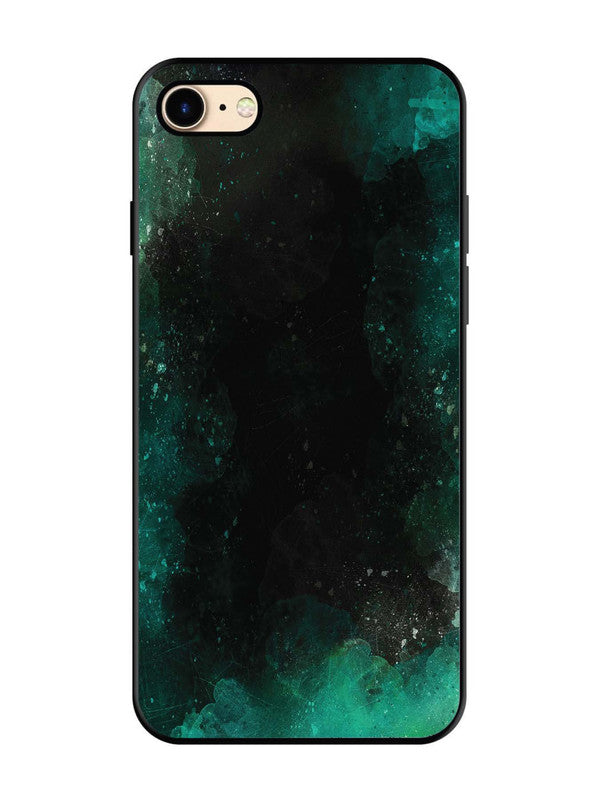 iPhone 8 Dark Black And Green Forest